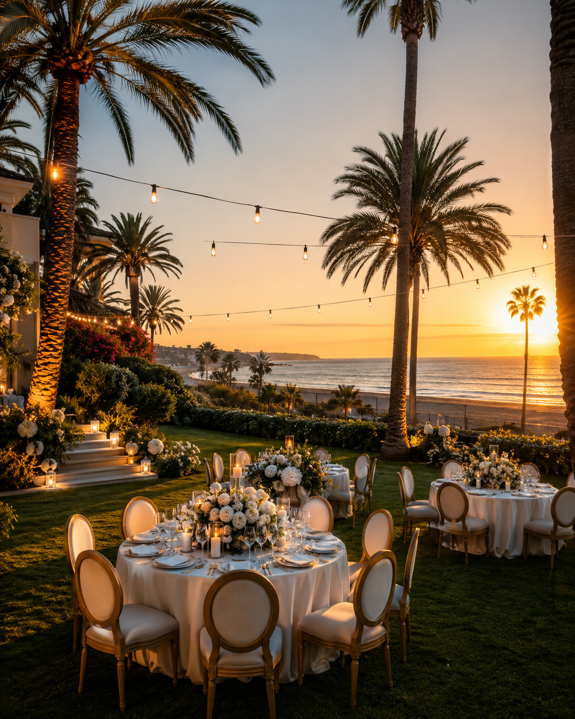 Jardín en la playa